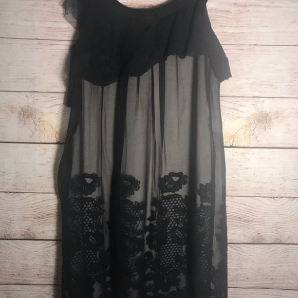 Hanii Y Anthropologie 100% Silk Embroidered Dress - Picture 6 of 7